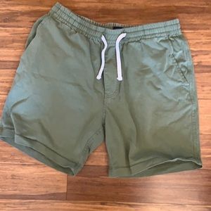 J Crew green cargo shorts
